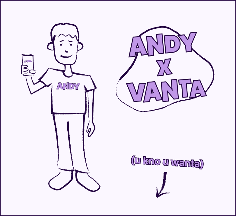 Andy x Vanta illustration